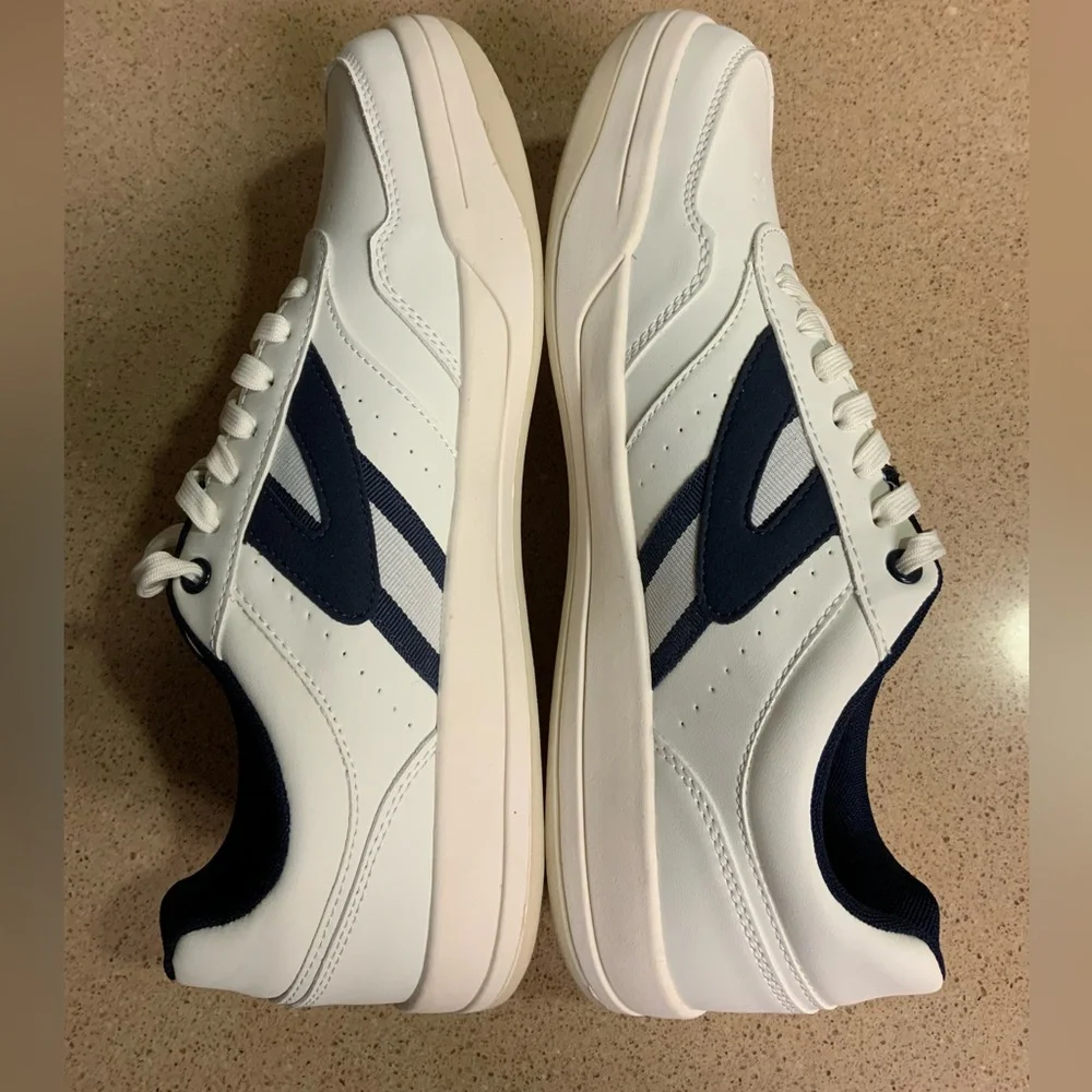 TRETORN Dennis White Athletic blue trim Sneakers